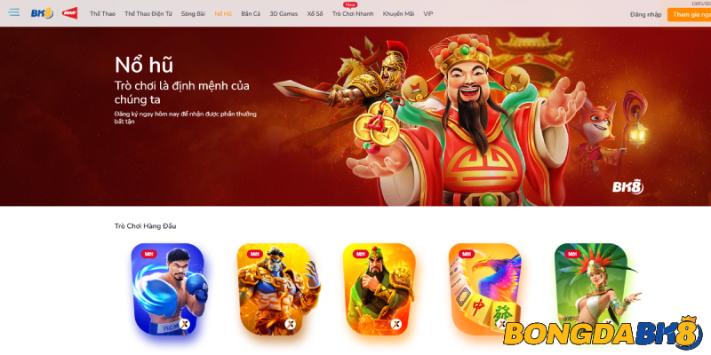 Slot & Nổ Hũ BK8